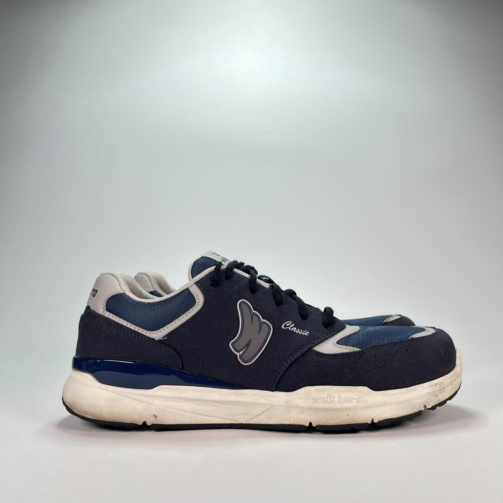 Walk Hero Navy Blue Comfort Sneakers Lightweight Walking Shoes Mens Size 11